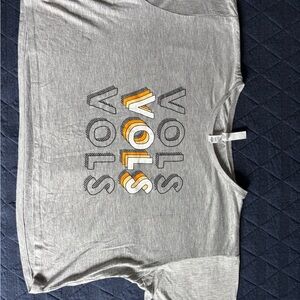 Bella Canvas Gray Short Sleeve Tee with Orange VOLS design